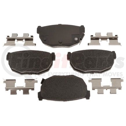 MGD272MH by RAYBESTOS - Raybestos R-Line Metallic Brake Pad Set