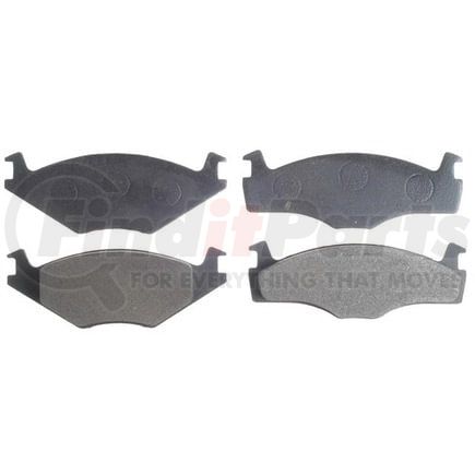 MGD280BM by RAYBESTOS - Raybestos R-Line Metallic Brake Pad Set