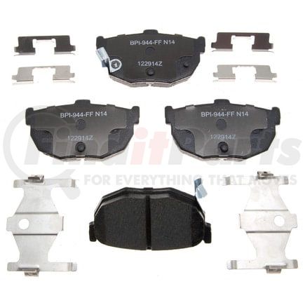 MGD323MH by RAYBESTOS - Raybestos R-Line Metallic Brake Pad Set