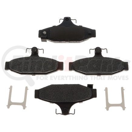 MGD413MH by RAYBESTOS - Raybestos R-Line Metallic Brake Pad Set