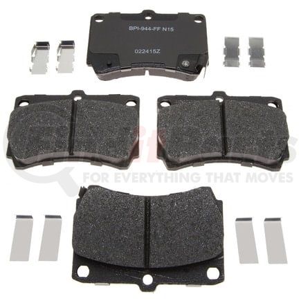 MGD466MH by RAYBESTOS - Raybestos R-Line Metallic Brake Pad Set