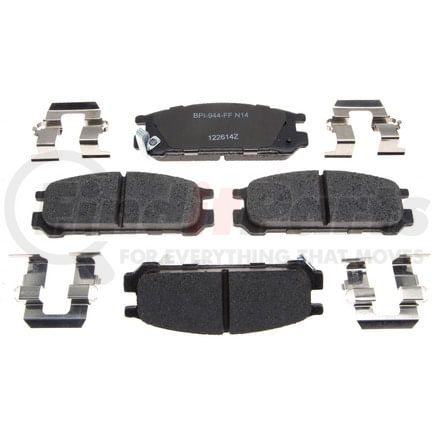 MGD471MH by RAYBESTOS - Raybestos R-Line Metallic Brake Pad Set