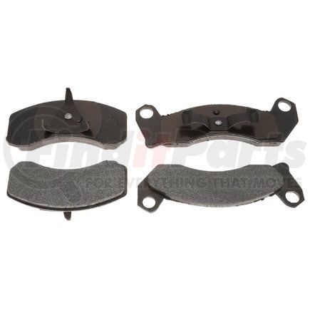 MGD499AM by RAYBESTOS - Raybestos R-Line Metallic Brake Pad Set