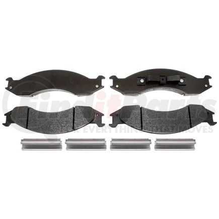 MGD557MH by RAYBESTOS - Raybestos R-Line Metallic Brake Pad Set