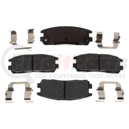 Raybestos MGD580ACH Disc Brake Pad Set Raybestos R-Line Ceramic Brake Pad Set