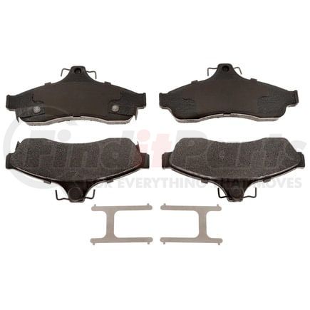 MGD628MH by RAYBESTOS - Raybestos R-Line Metallic Brake Pad Set