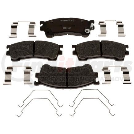 MGD637MH by RAYBESTOS - Raybestos R-Line Metallic Brake Pad Set