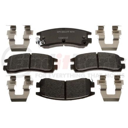 MGD714MH by RAYBESTOS - Raybestos R-Line Metallic Brake Pad Set