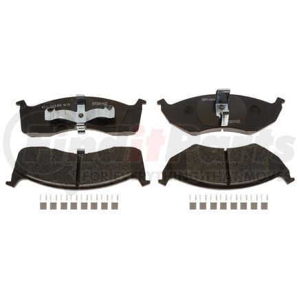 MGD730MH by RAYBESTOS - Raybestos R-Line Metallic Brake Pad Set
