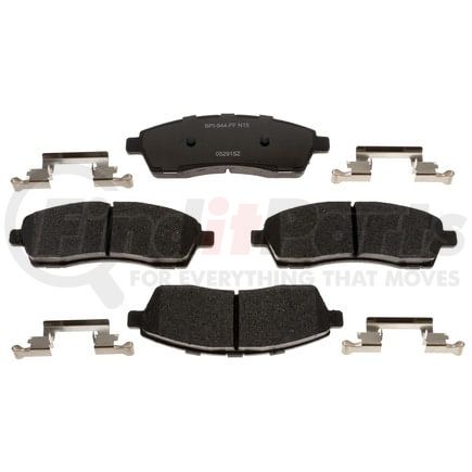 MGD757MH by RAYBESTOS - Raybestos R-Line Metallic Brake Pad Set