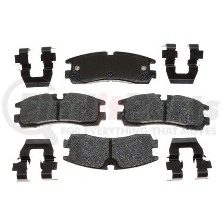 Raybestos MGD754MH Disc Brake Pad Set Raybestos R-Line Metallic Brake Pad Set
