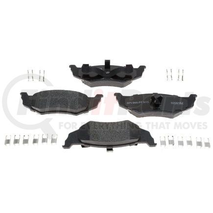 MGD782MH by RAYBESTOS - Raybestos R-Line Metallic Brake Pad Set