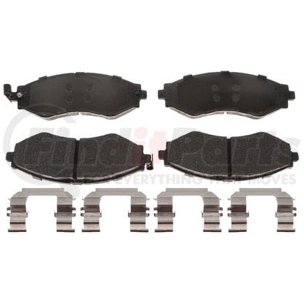 MGD797MH by RAYBESTOS - Raybestos R-Line Metallic Brake Pad Set