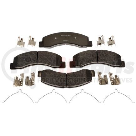 MGD824MH by RAYBESTOS - Raybestos R-Line Metallic Brake Pad Set