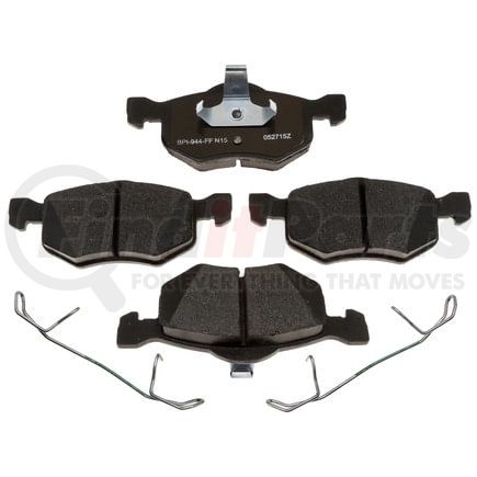 MGD843MH by RAYBESTOS - Raybestos R-Line Metallic Brake Pad Set