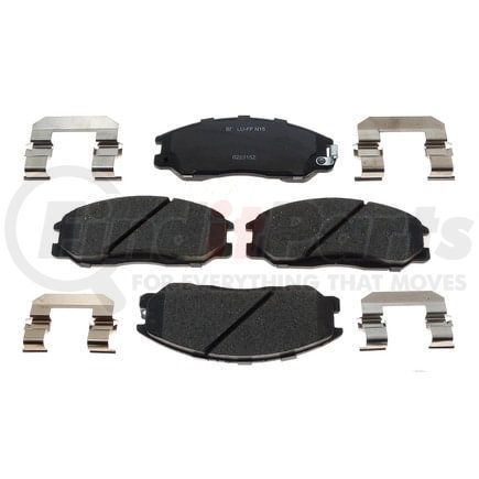 MGD864ACH by RAYBESTOS - Raybestos R-Line Ceramic Brake Pad Set