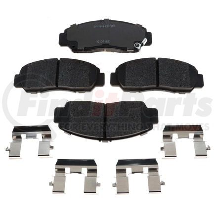 MGD959MH by RAYBESTOS - Raybestos R-Line Metallic Brake Pad Set