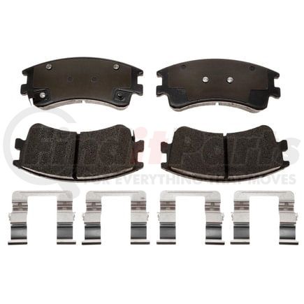 MGD957MH by RAYBESTOS - Raybestos R-Line Metallic Brake Pad Set