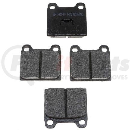 MGD96M by RAYBESTOS - Raybestos R-Line Metallic Brake Pad Set