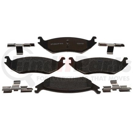 MGD967MH by RAYBESTOS - Raybestos R-Line Metallic Brake Pad Set