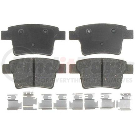 Raybestos PGD1071C Disc Brake Pad Set Brake Parts Inc Raybestos Element3 Overstock Ceramic Disc Brake Pad Set