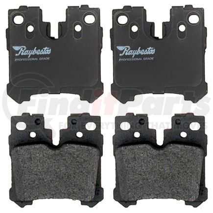 PGD1283M by RAYBESTOS - Raybestos Element3 Metallic Brake Pad Set