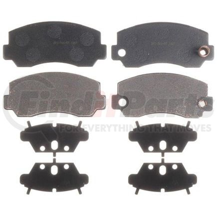 PGD136A by RAYBESTOS - Raybestos Element3 Organic Brake Pad Set