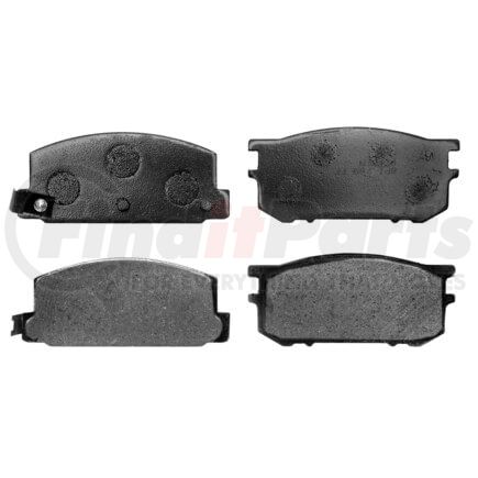 PGD185 by RAYBESTOS - Raybestos Element3 Organic Brake Pad Set