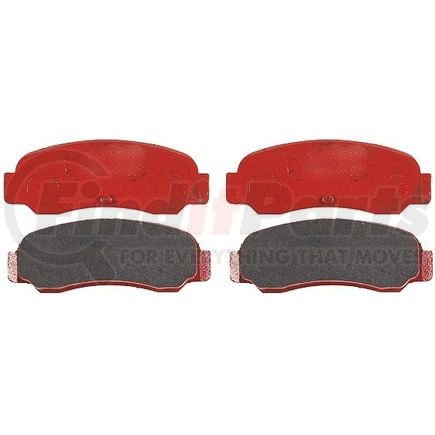 PGD198 by RAYBESTOS - Raybestos Element3 Organic Brake Pad Set