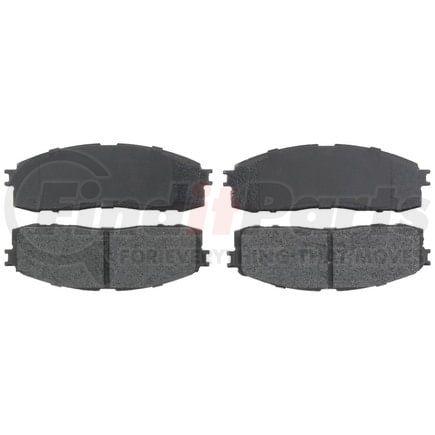 PGD337 by RAYBESTOS - Brake Parts Inc Raybestos Element3 Overstock Organic Disc Brake Pad Set