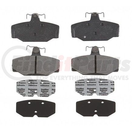 PGD391M by RAYBESTOS - Raybestos Element3 Metallic Brake Pad Set