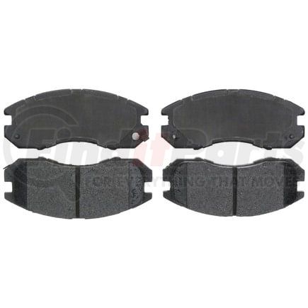 PGD470 by RAYBESTOS - Brake Parts Inc Raybestos Element3 Overstock Organic Disc Brake Pad Set