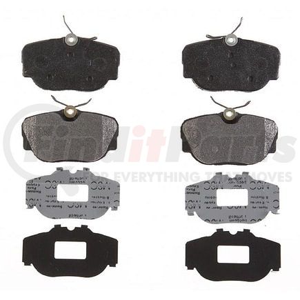 PGD493AM by RAYBESTOS - Raybestos Element3 Metallic Brake Pad Set