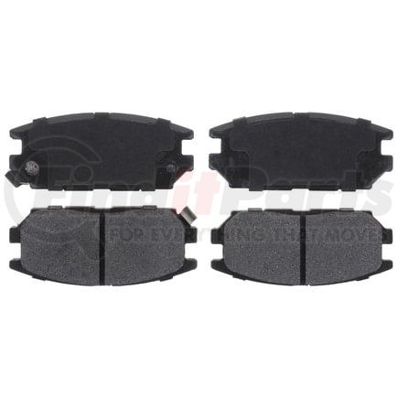 PGD532 by RAYBESTOS - Brake Parts Inc Raybestos Element3 Overstock Organic Disc Brake Pad Set