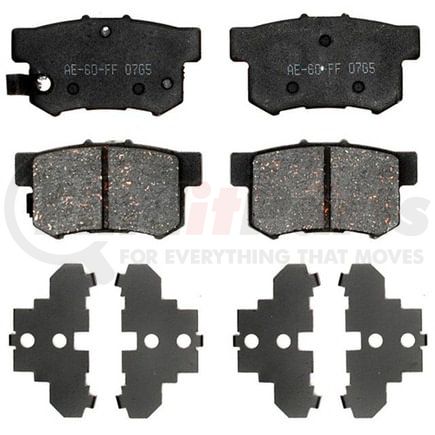 PGD537C by RAYBESTOS - Brake Parts Inc Raybestos Element3 Overstock Ceramic Disc Brake Pad Set