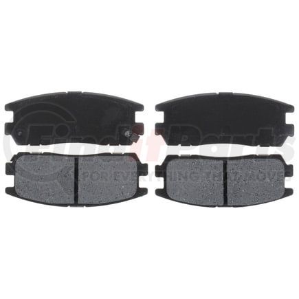 PGD580A by RAYBESTOS - Brake Parts Inc Raybestos Element3 Overstock Organic Disc Brake Pad Set