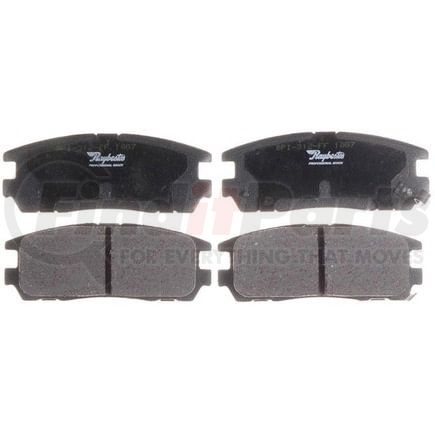 Raybestos PGD580C Disc Brake Pad Set Brake Parts Inc Raybestos Element3 Overstock Ceramic Disc Brake Pad Set