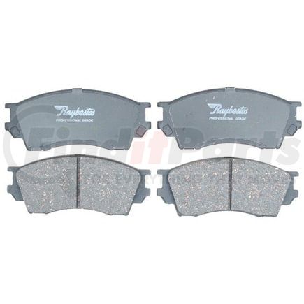 PGD643C by RAYBESTOS - Raybestos Element3 Ceramic Brake Pad Set