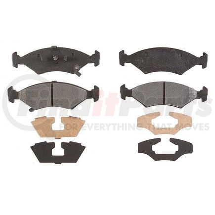 PGD649M by RAYBESTOS - Raybestos Element3 Metallic Brake Pad Set