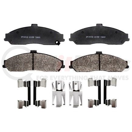 PGD731M by RAYBESTOS - Raybestos Element3 Metallic Brake Pad Set