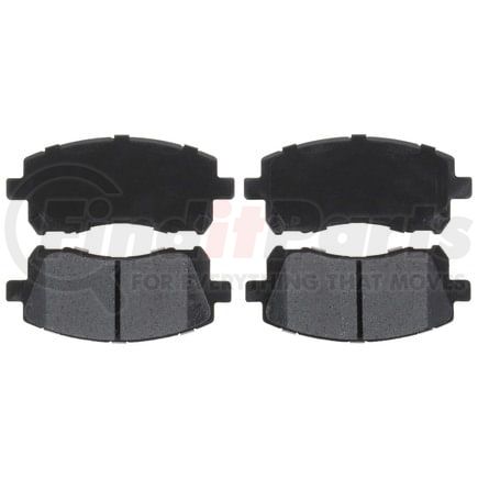 PGD721 by RAYBESTOS - Brake Parts Inc Raybestos Element3 Overstock Organic Disc Brake Pad Set