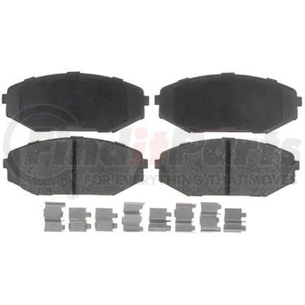 Raybestos PGD793C Disc Brake Pad Set Brake Parts Inc Raybestos Element3 Overstock Ceramic Disc Brake Pad Set