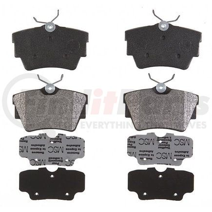 Raybestos PGD808M Disc Brake Pad Set Raybestos Element3 Metallic Brake Pad Set