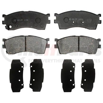 PGD889C by RAYBESTOS - Raybestos Element3 Ceramic Brake Pad Set