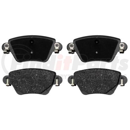 PGD911M by RAYBESTOS - Raybestos Element3 Metallic Brake Pad Set