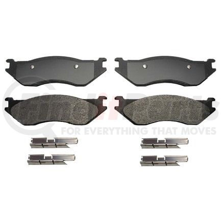 PGD966AM by RAYBESTOS - Raybestos Element3 Metallic Brake Pad Set