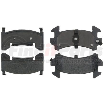 Raybestos PGD988M Disc Brake Pad Set Brake Parts Inc Raybestos Element3 Overstock Metallic Disc Brake Pad Set