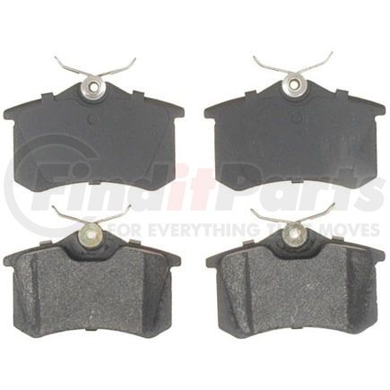 SGD1017M by RAYBESTOS - Brake Parts Inc Raybestos Service Grade Metallic Disc Brake Pad Set