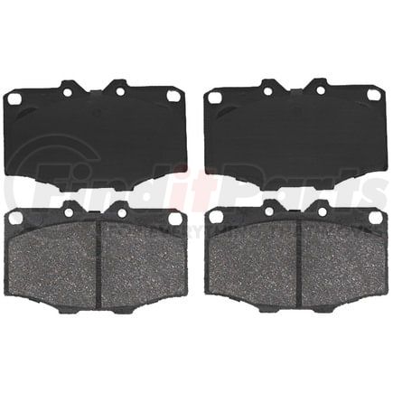 SGD137M by RAYBESTOS - Brake Parts Inc Raybestos Service Grade Metallic Disc Brake Pad Set