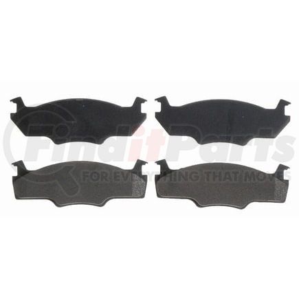 SGD158AM by RAYBESTOS - Raybestos Service Grade Metallic Brake Pad Set